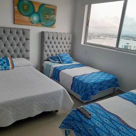 Apartamento Al-3 Frente A La Playa Balcon Con Aire Acondicionado Y Wif *