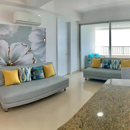 Apartamento Al-3 Frente A La Playa Balcon Con Aire Acondicionado Y Wif