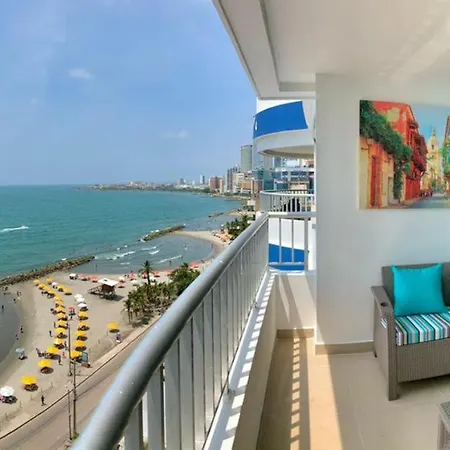 Apartamento Al-3 Frente A La Playa Balcon Con Aire Acondicionado Y Wif