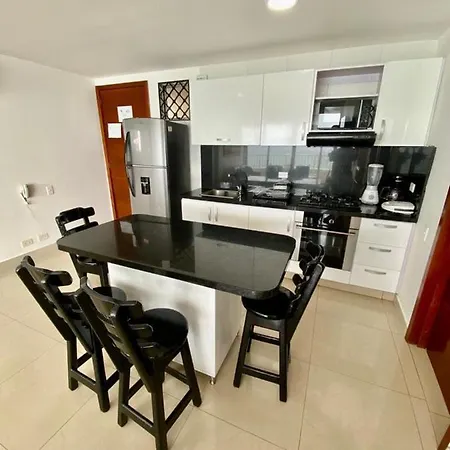 Apartamento Apartamento Al-3 Frente A La Playa Balcon Con Aire Acondicionado Y Wif