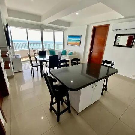 Apartamento Al-3 Frente A La Playa Balcon Con Aire Acondicionado Y Wif Apartamento