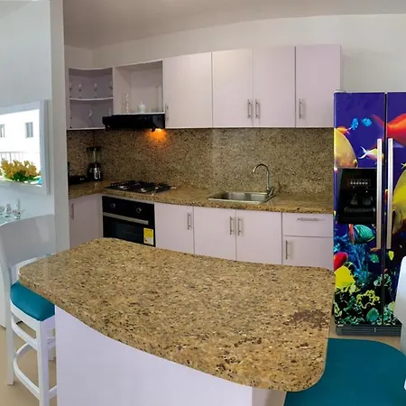 Apartamento Apartamento Al-3 Frente A La Playa Balcon Con Aire Acondicionado Y Wif Cartagena