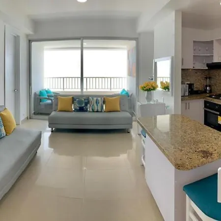 Apartamento Al-3 Frente A La Playa Balcon Con Aire Acondicionado Y Wif