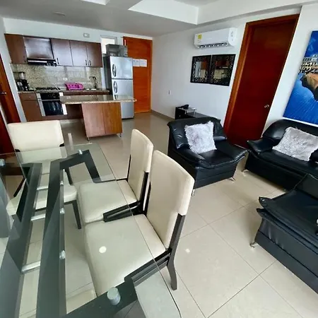 Apartamento Apartamento Al-3 Frente A La Playa Balcon Con Aire Acondicionado Y Wif