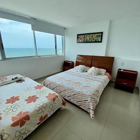 Apartamento Al-3 Frente A La Playa Balcon Con Aire Acondicionado Y Wif *