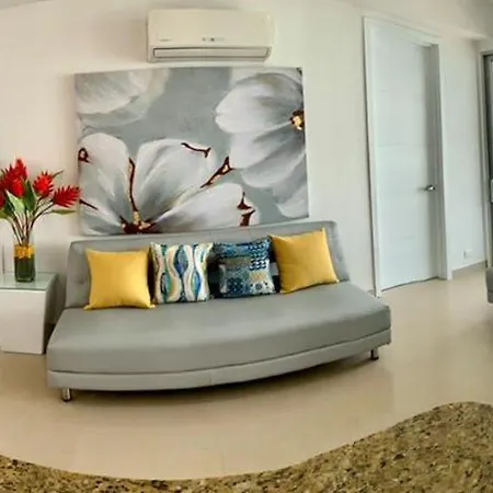 Apartamento Al-3 Frente A La Playa Balcon Con Aire Acondicionado Y Wif